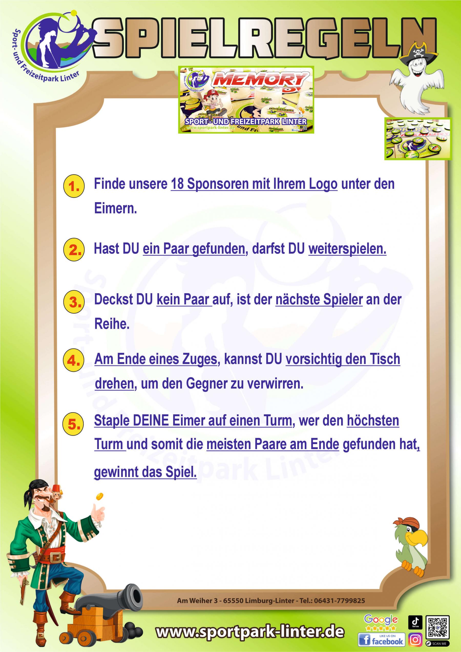 Regeln Flucks Memory